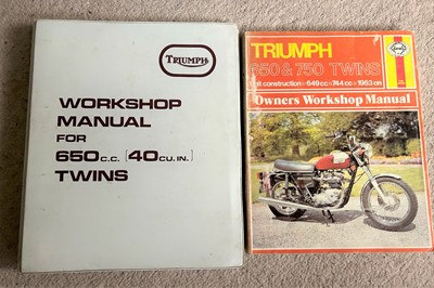 Lot 1973 Triumph TR6R Tiger 650