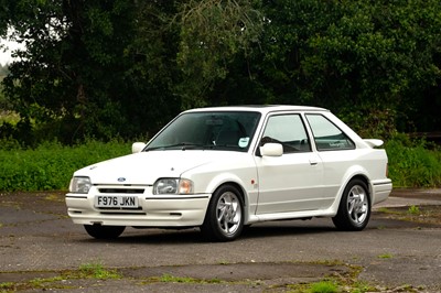 Lot 52 - 1989 Ford Escort RS Turbo