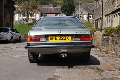 Lot 125 - 1982 BMW 635 CSi