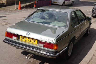 Lot 125 - 1982 BMW 635 CSi