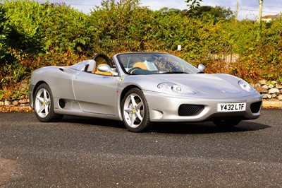 Lot 13 - 2001 Ferrari 360 Spider