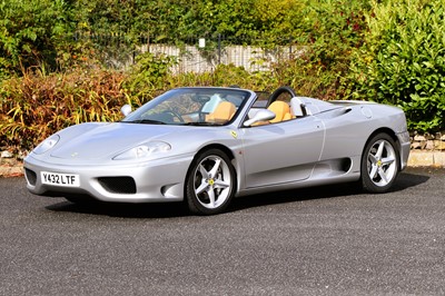 Lot 13 - 2001 Ferrari 360 Spider