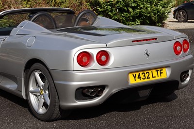 Lot 13 - 2001 Ferrari 360 Spider