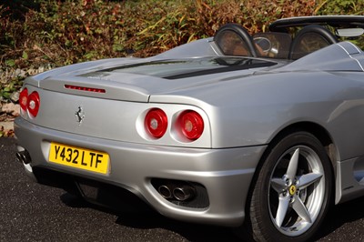 Lot 13 - 2001 Ferrari 360 Spider