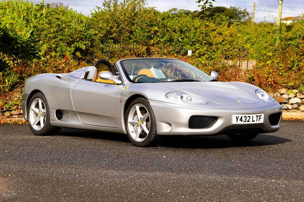 Lot 13 - 2001 Ferrari 360 Spider