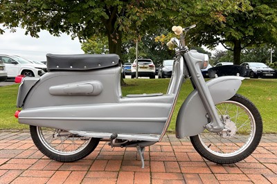 Lot c.1950s Dunkley Whippet S65 Scooter