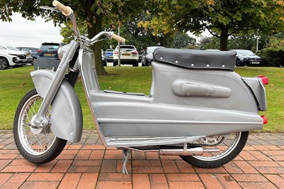 Lot c.1950s Dunkley Whippet S65 Scooter