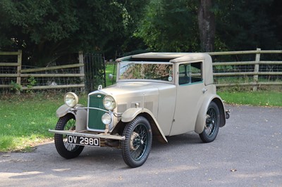 Lot 94 - 1931 Wolseley Hornet Sportsman Coupe