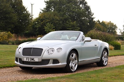 Lot 71 - 2012 Bentley Continental GTC Breeze Brunel Special Edition