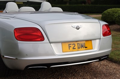 Lot 71 - 2012 Bentley Continental GTC Breeze Brunel Special Edition