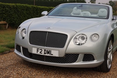 Lot 71 - 2012 Bentley Continental GTC Breeze Brunel Special Edition