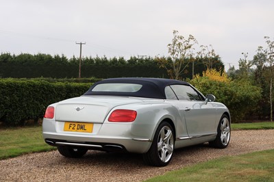 Lot 71 - 2012 Bentley Continental GTC Breeze Brunel Special Edition