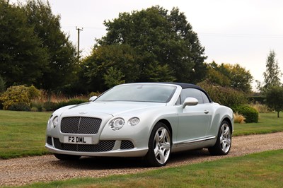 Lot 71 - 2012 Bentley Continental GTC Breeze Brunel Special Edition