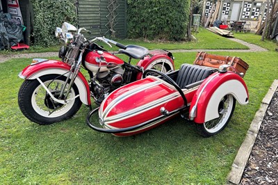 Lot 301 - 1941 Harley Davidson WL45 Combination