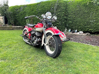 Lot 301 - 1941 Harley Davidson WL45 Combination