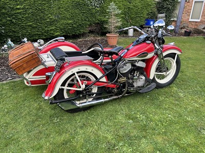 Lot 301 - 1941 Harley Davidson WL45 Combination