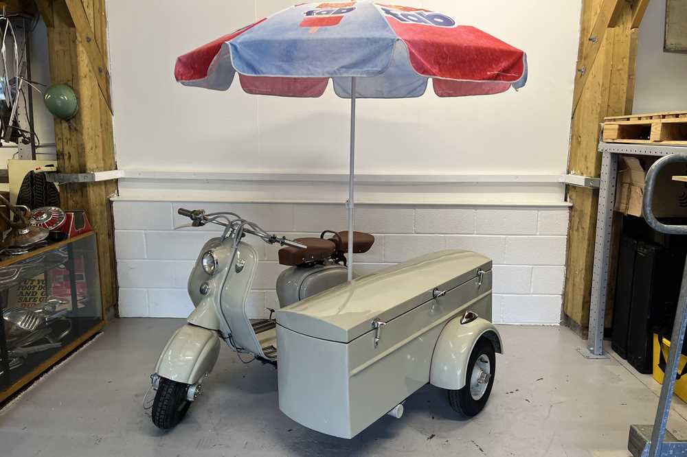 Lot 148 - 1956 Lambretta LD150 Mk2 Tradesman Steib Combination