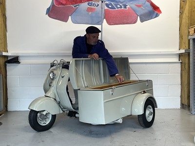 Lot 1956 Lambretta LD150 Mk 2 Tradesman Steib Combination