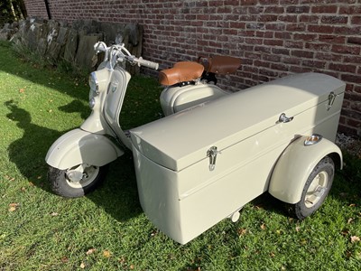 Lot 1956 Lambretta LD150 Mk 2 Tradesman Steib Combination