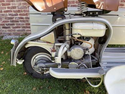 Lot 1956 Lambretta LD150 Mk 2 Tradesman Steib Combination