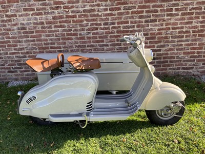 Lot 1956 Lambretta LD150 Mk 2 Tradesman Steib Combination