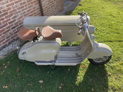 Lot 1956 Lambretta LD150 Mk 2 Tradesman Steib Combination