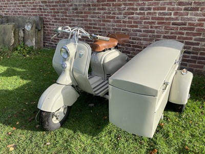 Lot 1956 Lambretta LD150 Mk 2 Tradesman Steib Combination