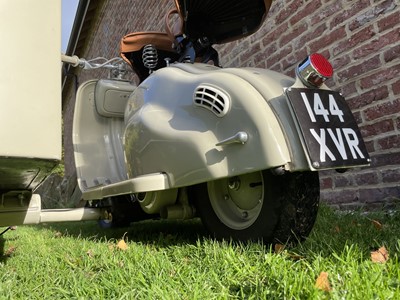 Lot 1956 Lambretta LD150 Mk 2 Tradesman Steib Combination