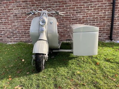 Lot 1956 Lambretta LD150 Mk 2 Tradesman Steib Combination