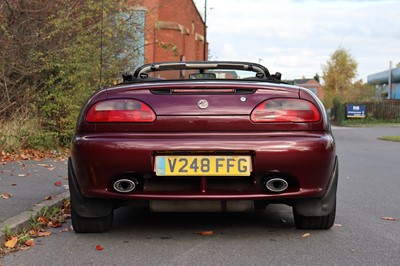 Lot 32 - 1999 MG F 75th Anniversary 1.8i VVC