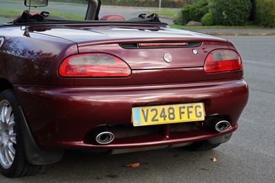 Lot 32 - 1999 MG F 75th Anniversary 1.8i VVC