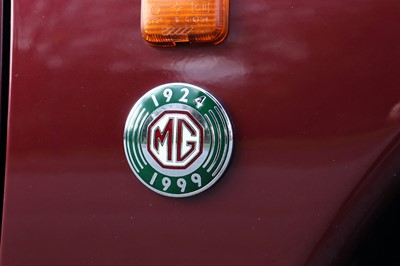 Lot 32 - 1999 MG F 75th Anniversary 1.8i VVC