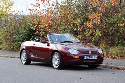 Lot 32 - 1999 MG F 75th Anniversary 1.8i VVC