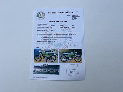 Lot 1975 Motobi GS T50