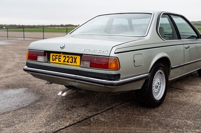 Lot 1982 BMW 635 CSi