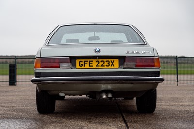 Lot 1982 BMW 635 CSi