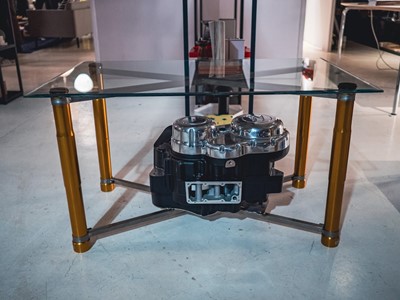 Lot 207 - Norton 961 Engine Coffee Table for the 'Pass the Smile' Charity