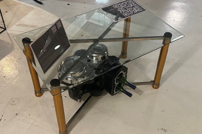 Lot 203 - Norton 961 Engine Coffee Table for the 'Birmingham Women's and Children’s Hospital' Charity
