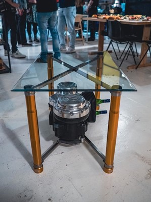 Lot 203 - Norton 961 Engine Coffee Table for the 'Birmingham Women's and Children’s Hospital' Charity