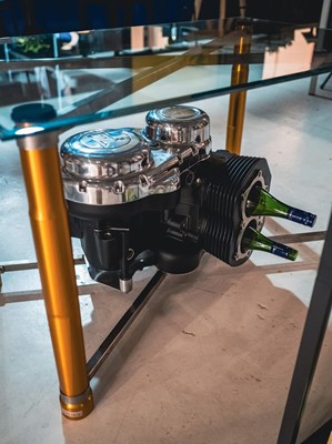 Lot 203 - Norton 961 Engine Coffee Table for the 'Birmingham Women's and Children’s Hospital' Charity