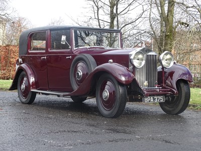 Lot 1933 Rolls-Royce 20/25 Sedanca de Ville