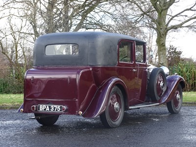 Lot 1933 Rolls-Royce 20/25 Sedanca de Ville