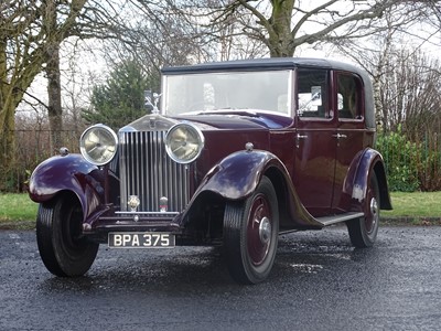 Lot 1933 Rolls-Royce 20/25 Sedanca de Ville