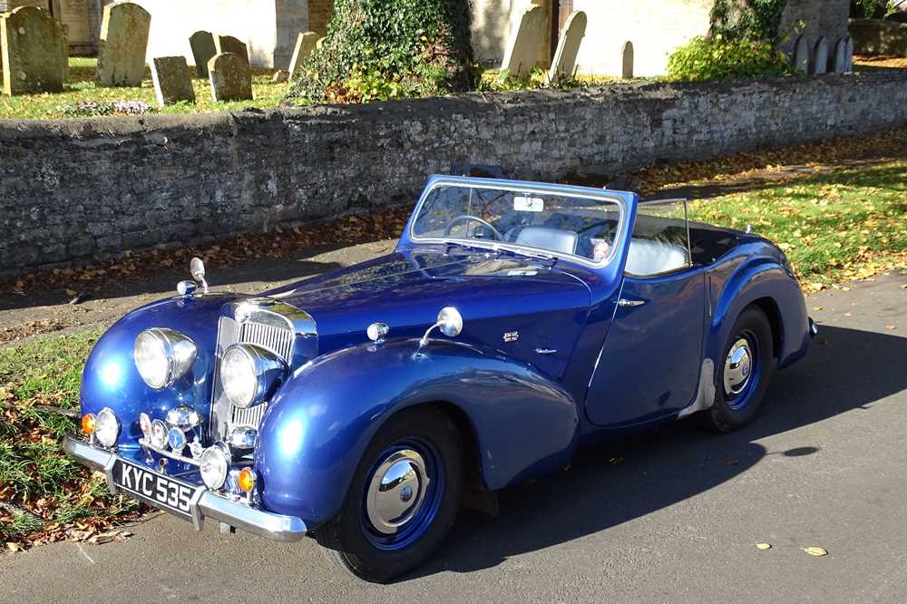 Lot 1949 Triumph 2000 Roadster