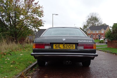 Lot 1983 BMW 628 CSi