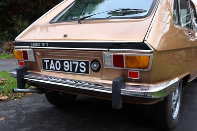 Lot 107 - 1978 Renault 16 TX