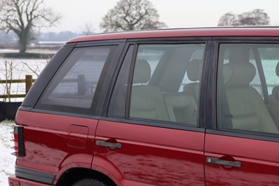 Lot 2001 Range Rover 2.5 TD Bordeaux