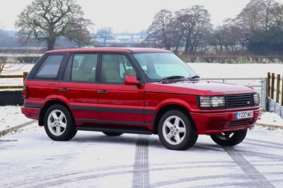 Lot 2001 Range Rover 2.5 TD Bordeaux