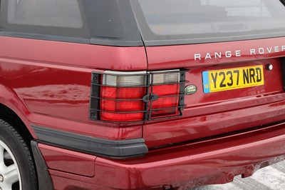 Lot 2001 Range Rover 2.5 TD Bordeaux