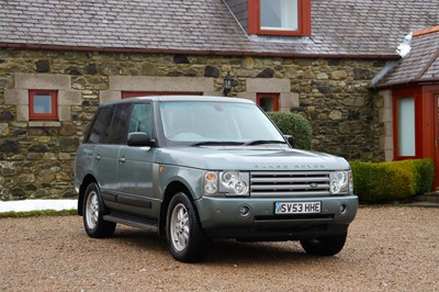 Lot 78 - 2003 Range Rover Vogue TD6